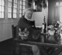 Ernest Hemingvej i njegove mačke