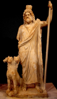 Statua Hada i njegovog psa Kerbera