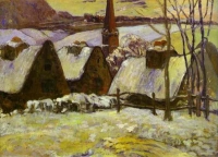 Pol Gogen - Bretonsko selo u snegu