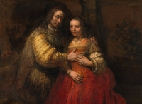The Jewish Bride is one of the great baroque portraits of Rembrandt van Rijn