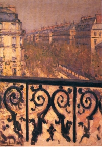 Gustav Kajbot - Balkon u Parizu