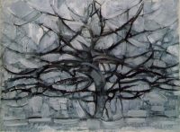 Pit Mondrijan - Sivo drvo
