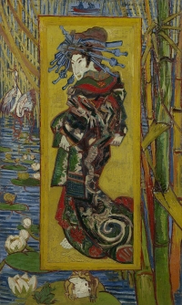 Vinsent van Gog - Kurtizana koja nosi učikake sa zmajskim printom