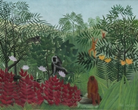 Anri Ruso - Tropska šuma sa majmunima