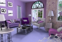 Violet boja unosi notu glamura u dom