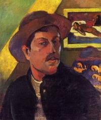Pol Gogen - Autoportret sa šeširom