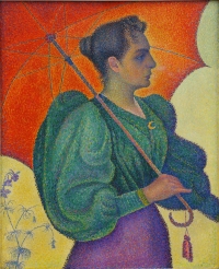 Pol Sinjak - Žena sa kišobranom