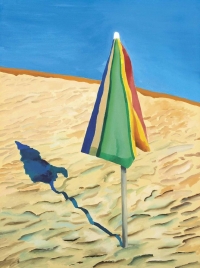 Dejvid Hokni - Suncobran na plaži