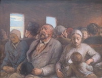 Honoré Daumier was partial to the theme of travel and public transportation