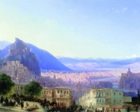Ivan Ajvazovski - Pogled na Tiflis